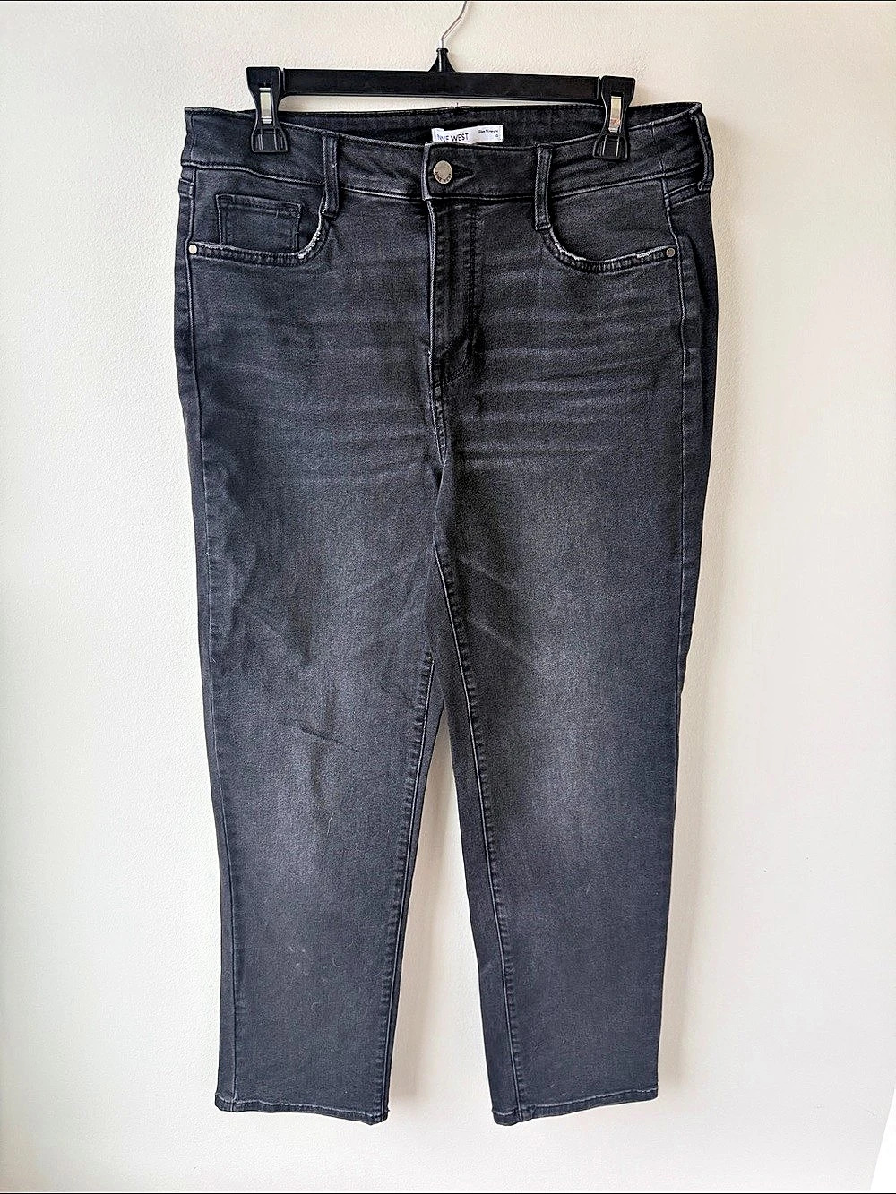 Nine West Skinny Jeans in Black Waist 10